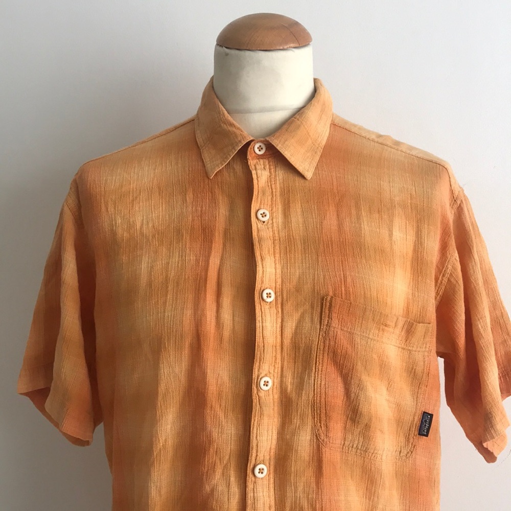 Mens patagonia organic cotton summer shirt l